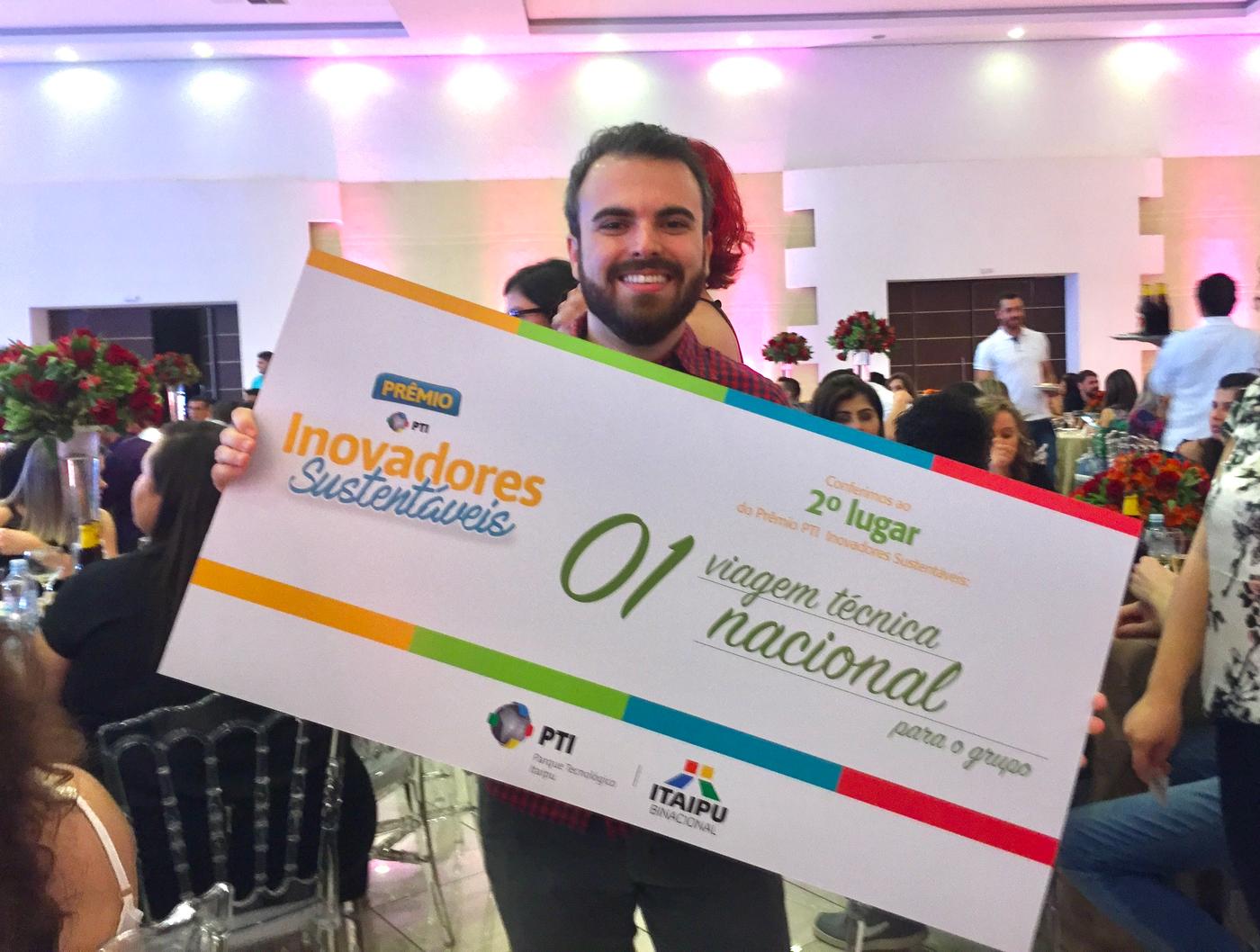 At the award ceremony